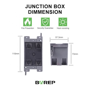 Caja de Conexiones Eléctrica Barep de 14 Pulgadas Cúbicas, Certificación ETL de 2 Horas de Resistencia al Fuego, Caja de PVC <span class=keywords><strong>para</strong></span> Instalaciones <span class=keywords><strong>Antiguas</strong></span> - Product Image 2