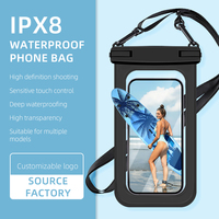 Etui étanche multicolore pour téléphone portable Sac étanche universel pour les sports nautiques Sac pour téléphone portable Etui pour téléphone portable