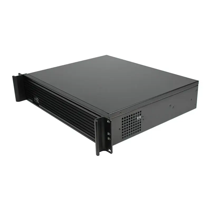 산업용 랙 마운트 PC ATX 컴퓨터 2U 서버 섀시 케이스 3.5 "HDD