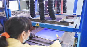 12PCS sang trọng ABS + PC bán thành phẩm Xe đẩy vali thiết lập bền ánh sáng trọng lượng cứng vỏ Polyester Lót tùy chỉnh đơn giản hiện đại - Product Image 5