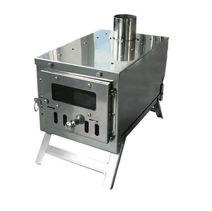 Warmfire Camping Pellet <b>Stove</b> Tent <b>Stove</b> Stainless Steel Folding <b>Stove</b> - Product Image 3