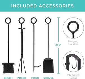 Support <span class=keywords><strong>à</strong></span> <span class=keywords><strong>bois</strong></span> <span class=keywords><strong>de</strong></span> chauffage support <span class=keywords><strong>de</strong></span> bûches extérieur avec ensemble d'outils <span class=keywords><strong>de</strong></span> cheminée porte-bûches <span class=keywords><strong>de</strong></span> feu en fer forgé grand <span class=keywords><strong>poêle</strong></span> <span class=keywords><strong>à</strong></span> <span class=keywords><strong>bois</strong></span> avec crochet balai Sh - Product Image 5