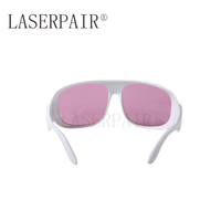 Lunettes de sécurité anti-rayures certifiées CE EN207 avec verres en polycarbonate pour la protection des yeux lors de traitements au laser Alexandrite et Diode 808nm