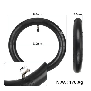 Neumático Ulip 12x2.125 con cámara de aire, válvula doblada 12x2.5 12.5x2.125, neumático de 12 pulgadas para patinete eléctrico y bicicleta 12*2.125 - Product Image 3