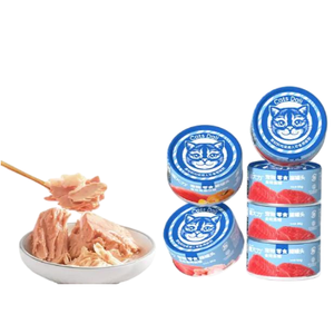 Nourriture humide pour chats OEM, haute teneur en protéines, pâté <span class=keywords><strong>de</strong></span> poulet et <span class=keywords><strong>de</strong></span> thon avec viande, qualité supérieure, naturelle, fonctionnelle, 400g en conserve pour l'exportation - Product Image 1