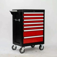 Haute qualité trois couches pièce chariot poudre revêtement finition boîte armoire Garage établi mobile voiture réparation outils chariot