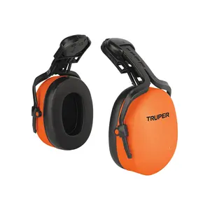 Truper หมวกนิรภัยที่ปิดหูกันหนาวแบบปรับได้คุณลักษณะด้านความปลอดภัยแบบพับได้พร้อมฟังก์ชันลดเสียงรบกวน - Product Image 1