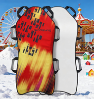 WOOWAVE Tapis de neige coloré à enrouler, tapis de snowboard flexible pour enfants, cadeau de Noël d'hiver parfait et amusement au parc à neige