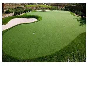 Mini alfombra de Golf para exteriores, Campo de <span class=keywords><strong>Minigolf</strong></span> para interiores, Alfombra de césped artificial verde sintético - Product Image 3