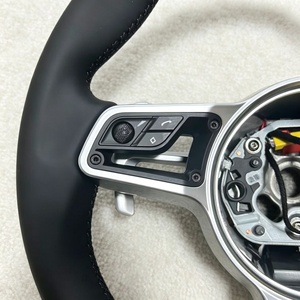Volant en cuir pleine fleur personnalisé pour Porsche 991 991.2 <span class=keywords><strong>Gt3</strong></span> 911 991.2 992 987 Cayenne 958 Boxster 718 Cayman Macan - Product Image 4
