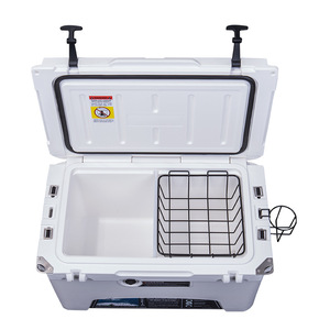 Glacière isotherme Kuer B 45Qt en rotomoulage, 45 quarts, blanche, pour la pêche, le stockage et la préservation de la fraîcheur - Product Image 3