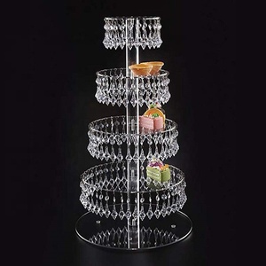 Crystal <strong>Cake</strong> Stand 3 <strong>Tier</strong> - Product Image 4