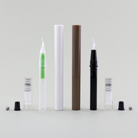 Nouveau design de tube d'emballage pour stylo eyeliner liquide droit avec bille en acier à ressort pour tube d'emballage de stylo eyeliner