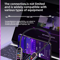 XY-088 Écouteurs sans Fil Intra-Auriculaires BT 5.4 avec Affichage Numérique, Mode Jeu, Prise en Charge Carte TF et Chargement Rapide USB-C, Casque à Arceau