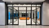 BSEN1634 EI120 54mm Panel de fijación de pared de partición de vidrio transparente resistente al fuego Ventanas fijas para supermercado Escuela Estilo de diseño chino