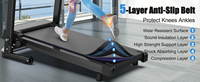Tapis de course pliable à absorption des chocs pour usage domestique en intérieur avec support OEM, équipement de fitness cardio pour salle de sport