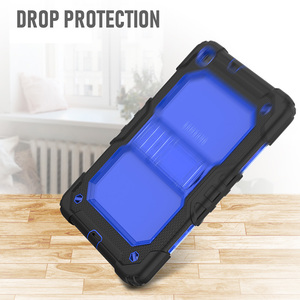 Étui combiné en silicone souple avec support caché sur le dos pour Samsung Galaxy Tab A 8.0 pouces T290 <span class=keywords><strong>T295</strong></span> - Product Image 6