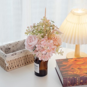CallaFloral Fleurs Artificielles Bouquet d'Hortensias Rose Décoration Maison Accessoires de Mariage CF01304 - Product Image 2