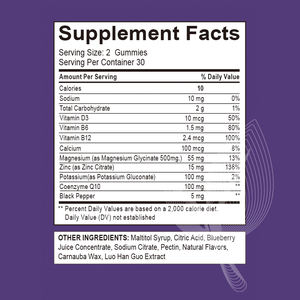 Suplemento de <span class=keywords><strong>Potasio</strong></span> <span class=keywords><strong>y</strong></span> <span class=keywords><strong>Magnesio</strong></span> 1000mg, <span class=keywords><strong>Magnesio</strong></span>, <span class=keywords><strong>Potasio</strong></span> <span class=keywords><strong>y</strong></span> Zinc <span class=keywords><strong>para</strong></span> Calambres en las Piernas, Complejo de <span class=keywords><strong>Magnesio</strong></span> de Alta Absorción, 60 Gomitas - Product Image 2