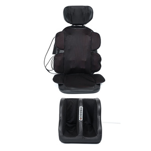 <b>Electric</b> Massage Backrest With Heat And Vibration For Neck Back Hips Legs Home Use Usb Powered Detachable Massage <b>Pad</b> - Product Image 1