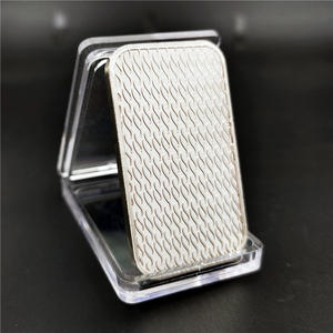 Lingotto Souvenir in Lega di Zinco Placcato Argento da Un'Oncia Scottsdale Lion Bars - Product Image 4