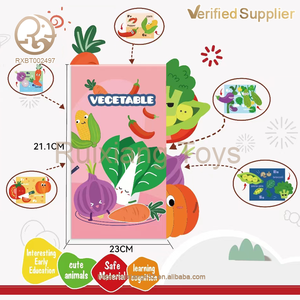 Libro educativo de tela Montessori, libros <span class=keywords><strong>para</strong></span> bebés <span class=keywords><strong>para</strong></span> niños pequeños y recién <span class=keywords><strong>nacidos</strong></span>, regalos de tela interactivos de fabricantes al por mayor - Product Image 2