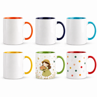 Taza de Café de Cerámica Personalizada con Impresión por Sublimación, Duradera, para Servicio de Bebidas en Cafeterías y Eventos Promocionales