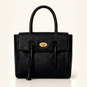 Premium Genuine Leather Structured Tote Handbag <b>for</b> <b>Women</b> Elegant Top Handle <b>Work</b> <b>Bag</b> Stylish Office Purse Solid Polyester Beach - Product Image 1