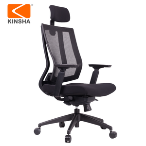 KINSHA MXA-01 Malaysia Manufacturer's Ergonomic <b>Mesh</b> Office Chair Lumbar Support PU Fabric Metal Modern Swivel <b>Power</b> Adjustable - Product Image 2