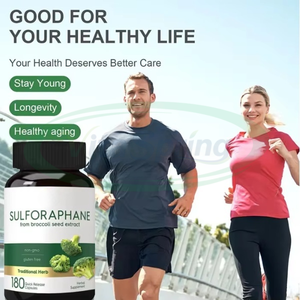 Capsule d'extrait de brocoli de supplément de santé dès que possible OEM Capsules de 100mg Sulforaphane pour la santé du foie - Product Image 2