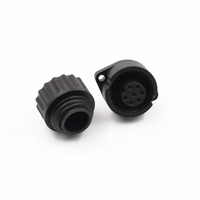 WA22-Z connecteur circulaire en plastique de câble étanche à souder 4PIN 7PIN