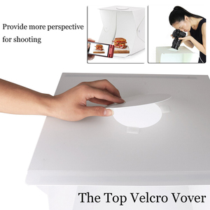 40 centimetri di trasporto libero Mini portatile led acrilico di ripresa tenda pieghevole photo studio light box camera con la luce del led - Product Image 5