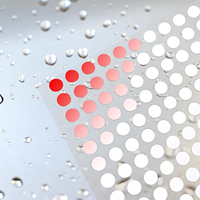 Autocollant adhésif sensible à l'eau, indiqueur de dommages sensible à l'eau, devient rouge lorsqu'il entre en contact avec l'eau, 5 mm pour carte mère et appareil photo