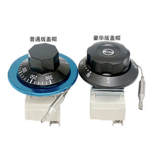 Interrupteur de contrôle de température mécanique réglable de 50 à 300 degrés Celsius pour friteuses, chauffe-eau, 25A 32A, expansion liquide - Product Image 3