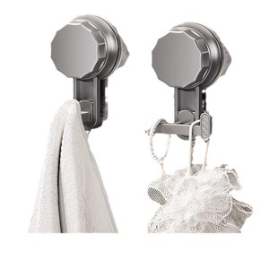 Suction Cup <b>Hook</b> Round <b>Wall</b> Mounted Removable Strong Adhesive No Drilling Required Load Bearing Coat <b>Rack</b> - Product Image 2