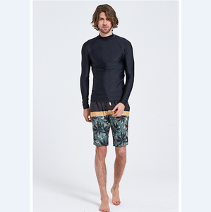 In Inventory Basic Solid <strong>Black</strong> <strong>Compression</strong> MMA BBJ Rash Guards UPF50+ Surfing <strong>Shirt</strong> - Product Image 6