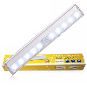 Bewegungsaktivierte USB-Aufladbare LED-Schrankbeleuchtung Kabellose Magnetische Bewegungssensor-Leuchte für Überall - Product Image 5