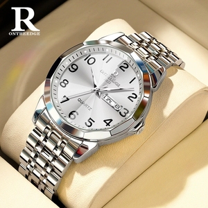 Montre Homme Rétro Ronde à Quartz <span class=keywords><strong>ONTHEEDGE</strong></span> 098 Tendance Vintage – Nouveauté 2026 – Ventes Flash - Product Image 5