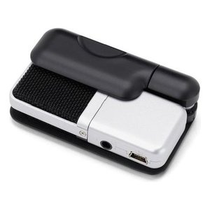Micrófono USB Go Mic Plateado y Negro SAGOMIC - Product Image 2