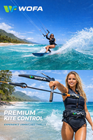 Corde de traction portative noire/orange pour planche de surf, planche de glisse et kite de surf, pour usage extérieur et transport, avec poignée, compatible avec l'alimentation en eau en milieu industriel