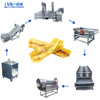 Automatische plantainsnijmachine SUS304, machine voor het maken van bananenchips, productielijn voor bananenchips