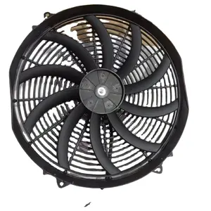 Electrical 16inch 180W Black Universal Electrical Air Cooling Fan 12v 24v