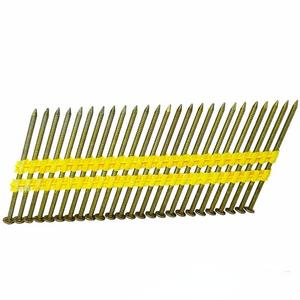 Hochwertige 21-Grad-Ringgriff-Streifennägel aus Stahl, Gewöhnliche Nägel mit Glatter Rundkopf, 3,0mm Spitze, Glänzende Oberfläche - Product Image 2