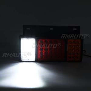 2 feux arrière LED 24V pour camion, feux de freinage et clignotants pour remorque, caravane, camping-car, bus, tracteur, poids lourd - Product Image 3