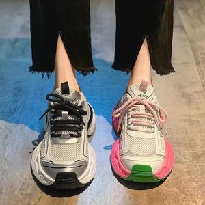 Nuove <span class=keywords><strong>Sneakers</strong></span> Chunky da <span class=keywords><strong>Donna</strong></span> Estate 2025, Colore Caramella Super Popolari, Suola Spessa, Versatili e Casual - Product Image 5