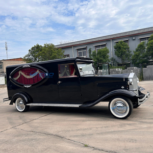 Роскошный классический похоронный фургон похоронный электрический автомобиль похоронный катафалк с CE/Винтажный фургон для морга - Product Image 6