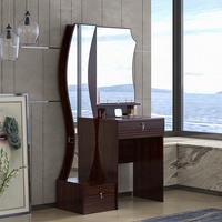 Zhiqu-coiffeuse avec tiroirs table de maquillage personnalisée avec miroirs coiffeuse moderne pour meubles de maison de chambre