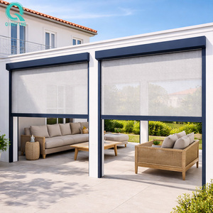 QINGYING Tende a Rullo Esterne con Cerniera, Zanzariera Motorizzata per Portico - Product Image 1