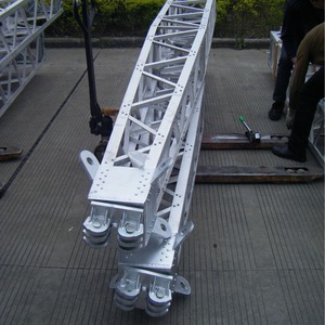 Échafaudage suspendu interne en alliage d'aluminium de 300 à 600 mm avec structure en treillis pour tours de levage de construction - Product Image 4