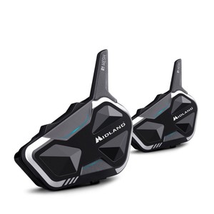 Intercomunicador para Motocicleta Midland R1 Mesh, Sistema de Comunicación Dual, Auriculares para Casco - Product Image 2